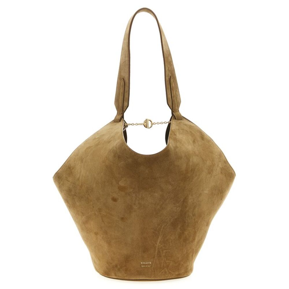 Khaite Brown Calfskin Tote Women's Bag